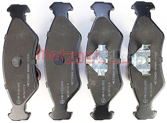 METZGER 1170181 Bremsbelagsatz, Scheibenbremse